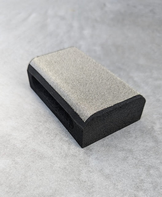 Curved diamond coated sanding block for microcement - 120 grit - 120 grit
